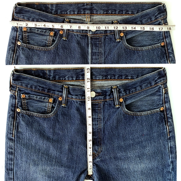 Levi's 501 jeans button fly high waist boyfriend - Picture 6 of 8